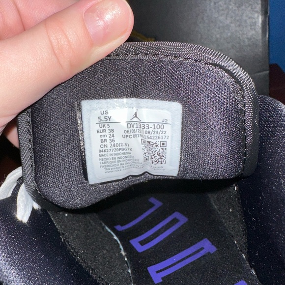 Air Jordan 1 Low Blk/Wht - Picture 4 of 5